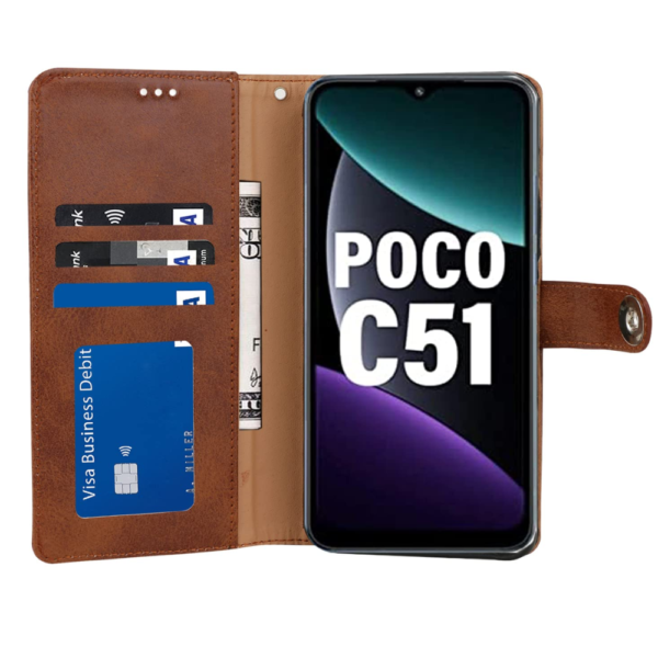 Poco C51 Flip Cover Stylish Case