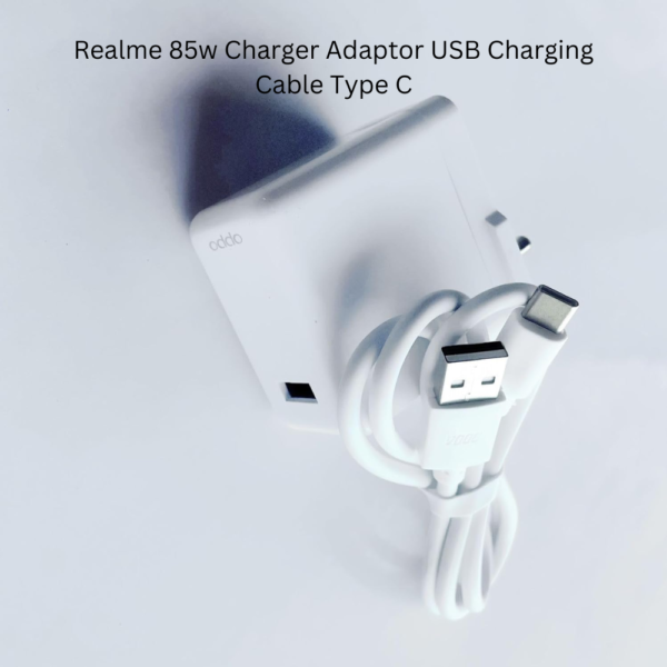 Realme 85w Charger Adaptor USB Charging Cable Type C