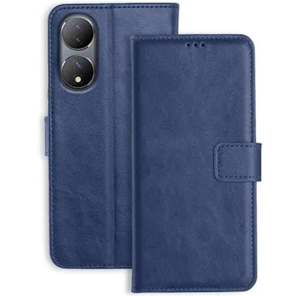 Flip Cover For Vivo Y100 5G Leather Finish