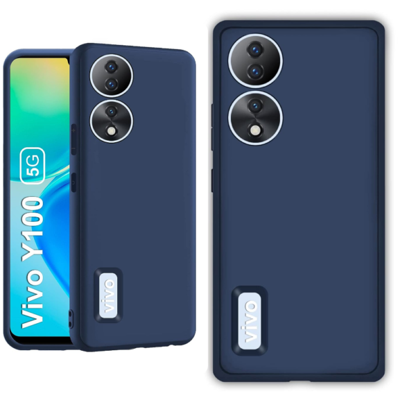 Vivo Y100 (5G) / Vivo T2 (5G) Soft Rubberised Case Back Cover