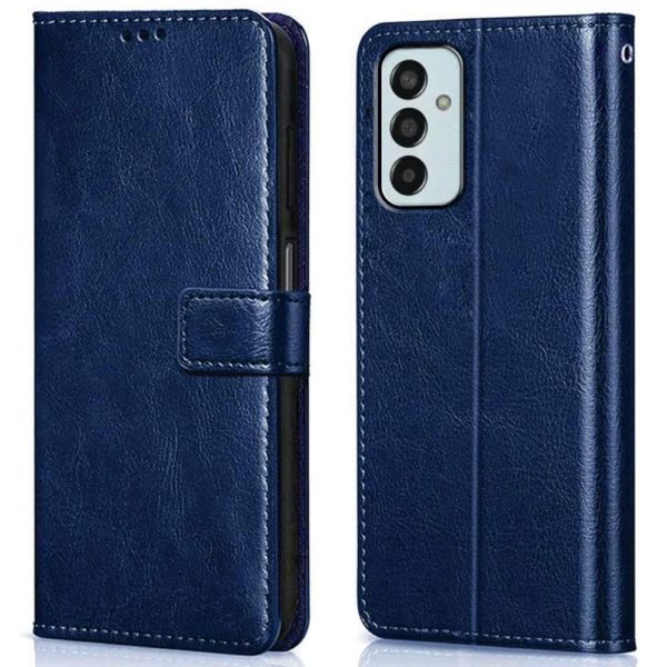 Samsung Galaxy A15 5G Flip Cover Leather Finish
