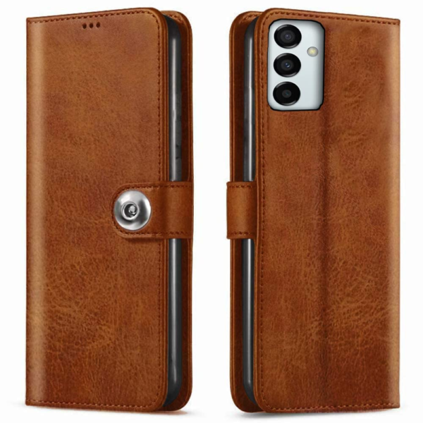 Flip Cover for Samsung Galaxy A24 Leather Finilshing